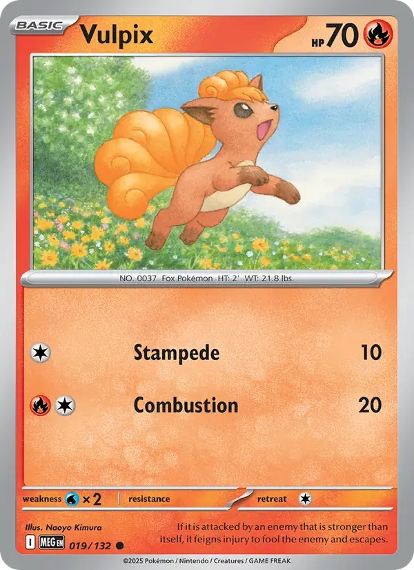 Vulpix - 019/188 - Mega Evolution