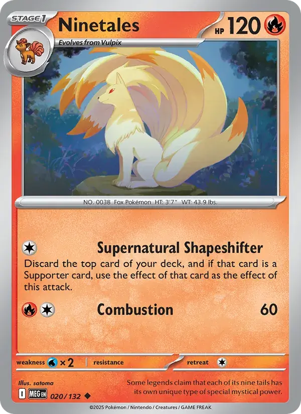 Ninetales - 020/188 - Mega Evolution