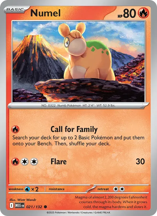 Numel - 021/188 - Mega Evolution
