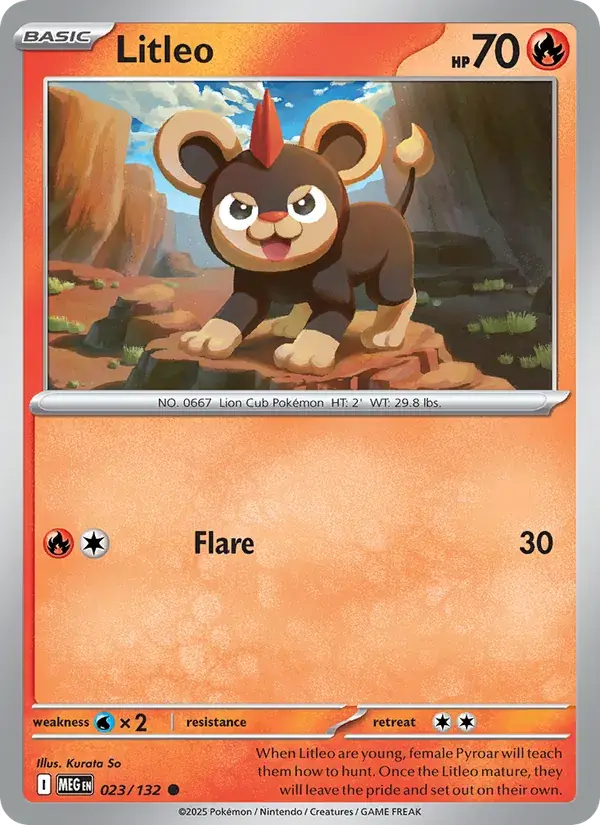 Litleo - 023/188 - Mega Evolution