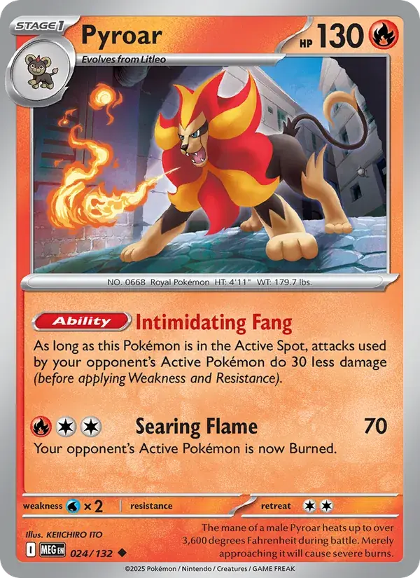 Pyroar - 024/188 - Mega Evolution