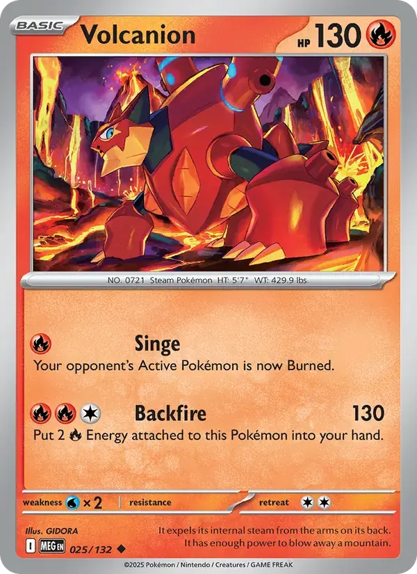 Volcanion - 025/188 - Mega Evolution