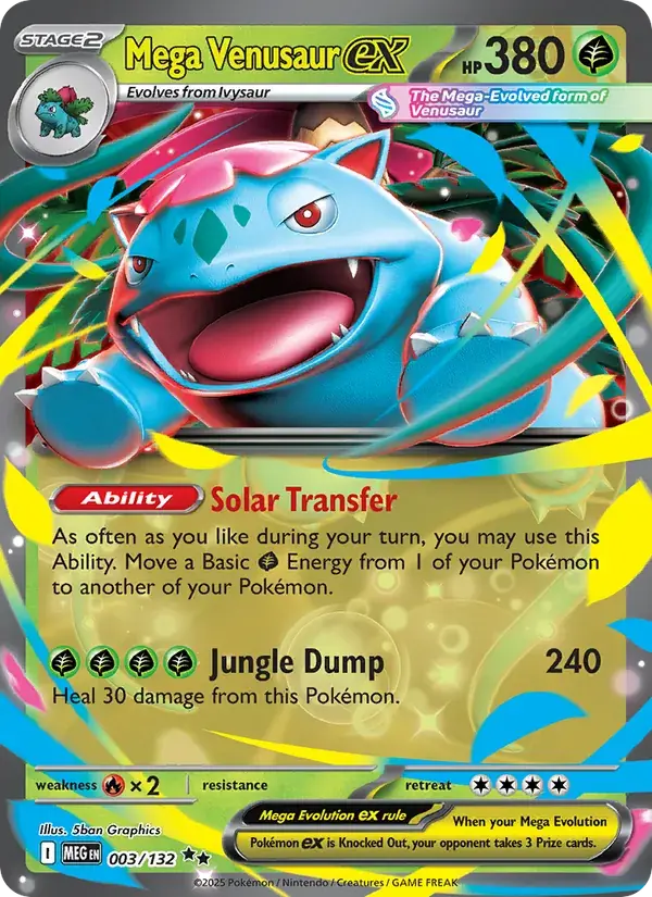 Mega Venusaur ex - 003/188 - Mega Evolution