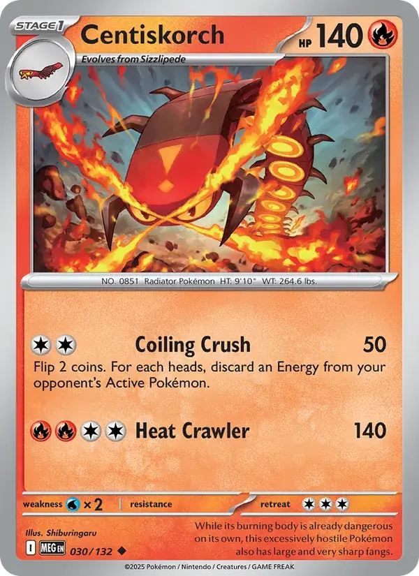 Centiskorch - 030/188 - Mega Evolution