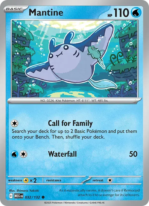 Mantine - 032/188 - Mega Evolution