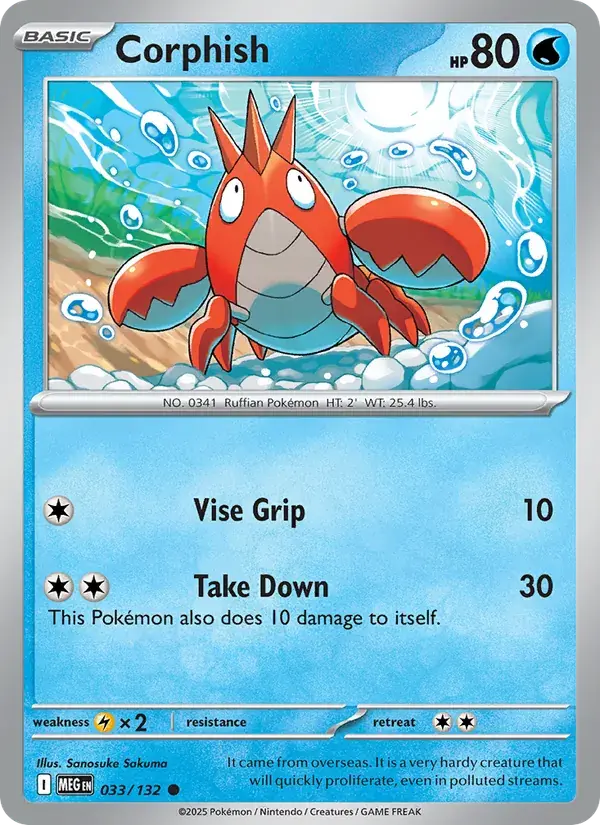 Corphish - 033/188 - Mega Evolution
