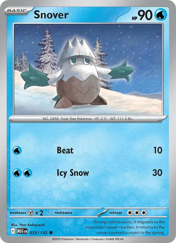 Snover - 035/188 - Mega Evolution