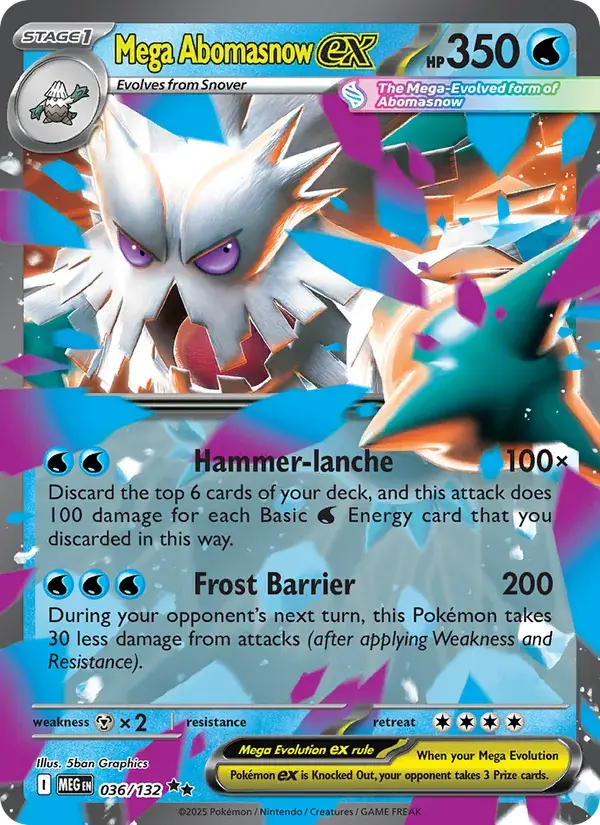 Mega Abomasnow ex - 036/188 - Mega Evolution