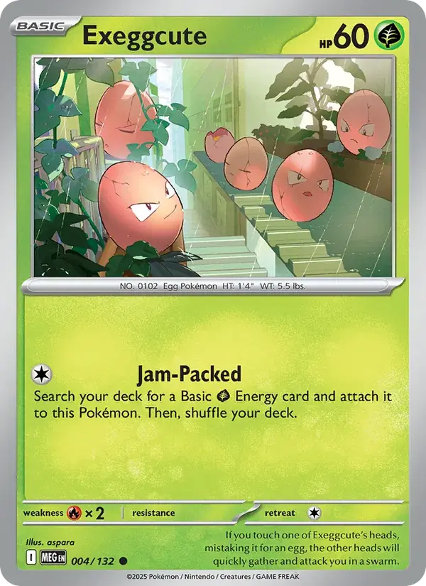 Exeggcute - 004/188 - Mega Evolution