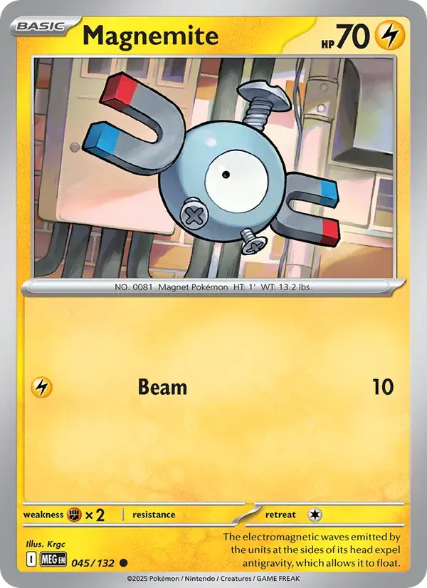 Magnemite - 045/188 - Mega Evolution