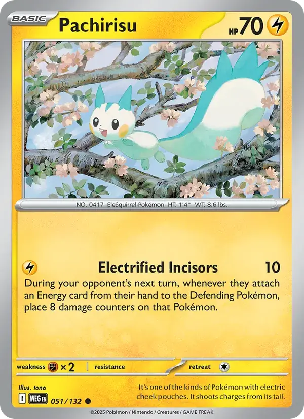 Pachirisu - 051/188 - Mega Evolution