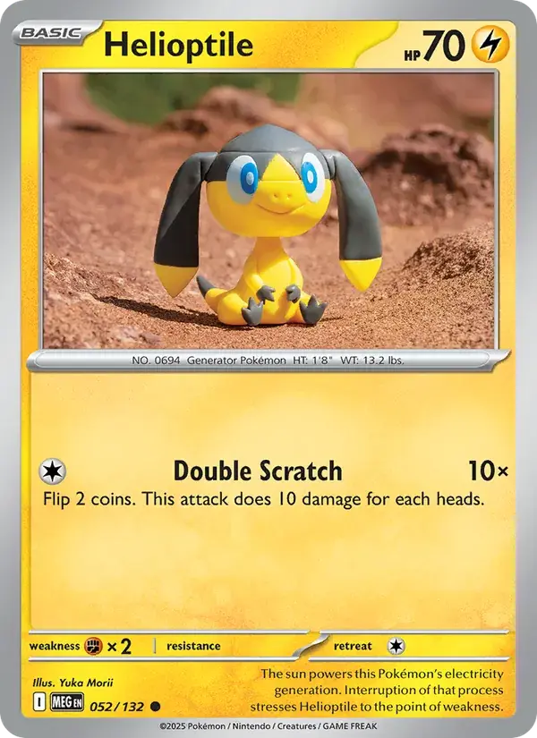 Helioptile - 052/188 - Mega Evolution