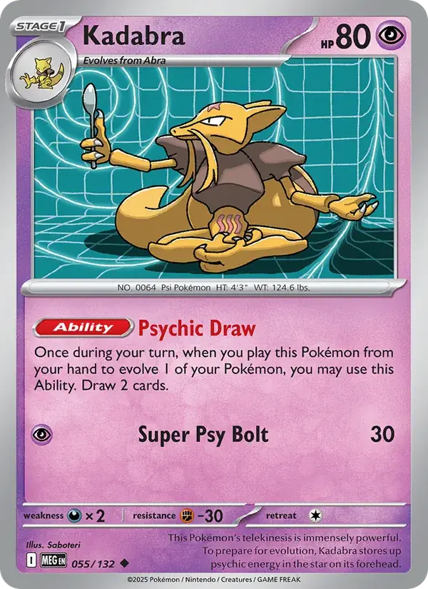 Kadabra - 055/188 - Mega Evolution