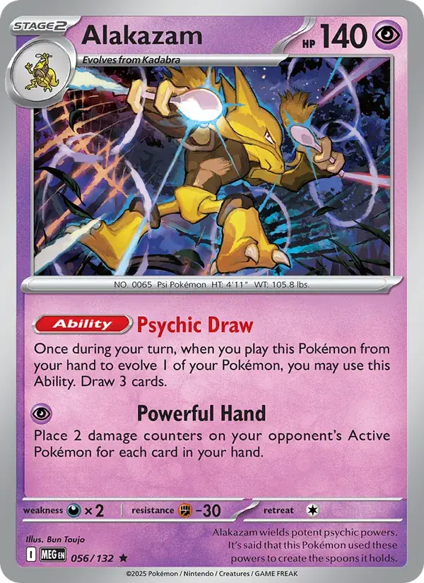 Alakazam - 056/188 - Mega Evolution