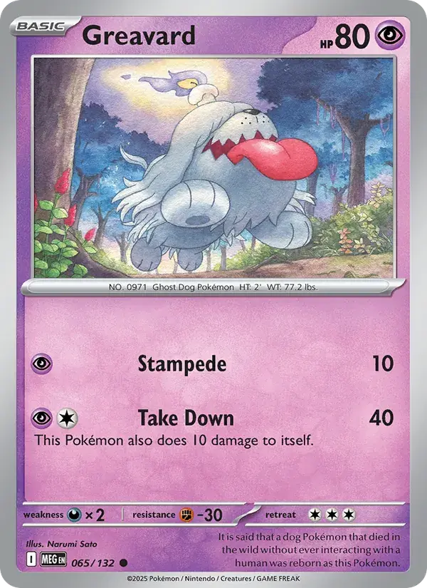 Greavard - 065/188 - Mega Evolution