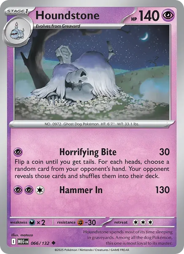 Houndstone - 066/188 - Mega Evolution