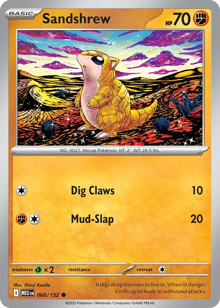 Sandshrew - 068/188 - Mega Evolution