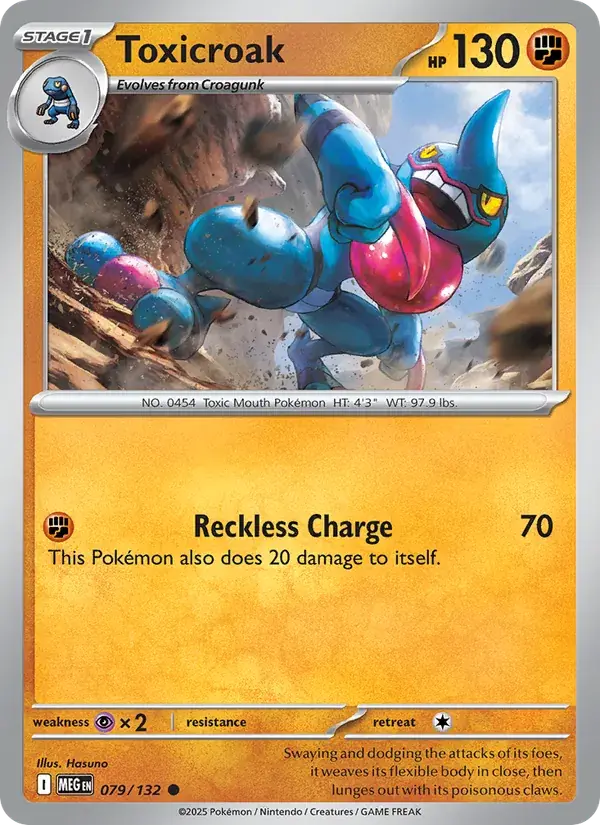 Toxicroak - 079/188 - Mega Evolution