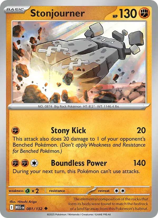 Stonjourner - 081/188 - Mega Evolution