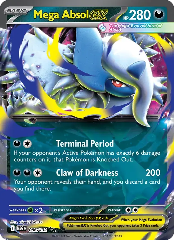 Mega Absol ex - 086/188 - Mega Evolution
