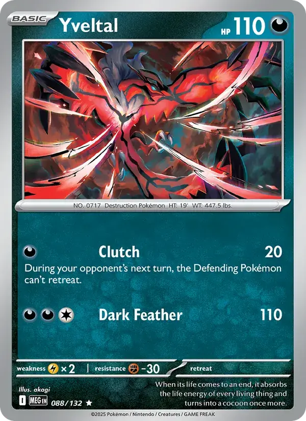Yveltal - 088/188 - Mega Evolution