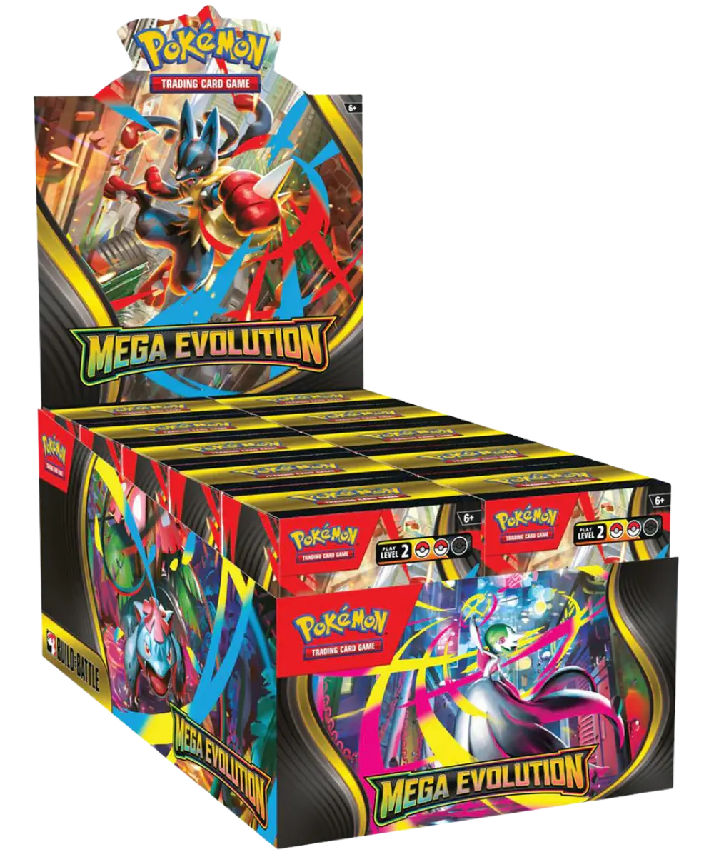Mega Evolution Build & Battle Box Display