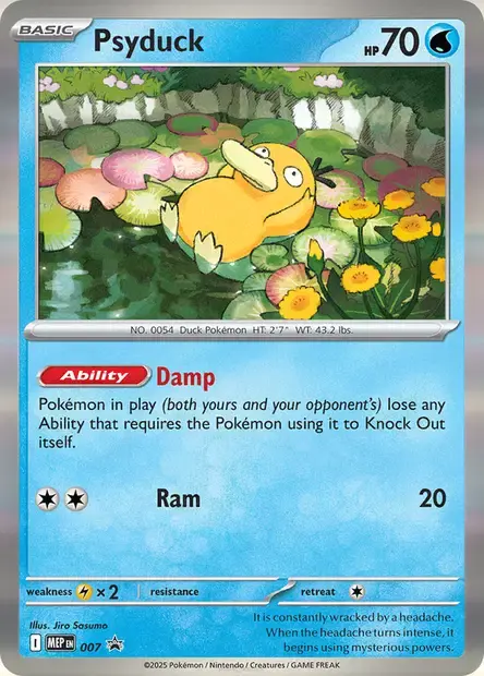 Psykokwak - 007/088 - MEP Black Star Promos