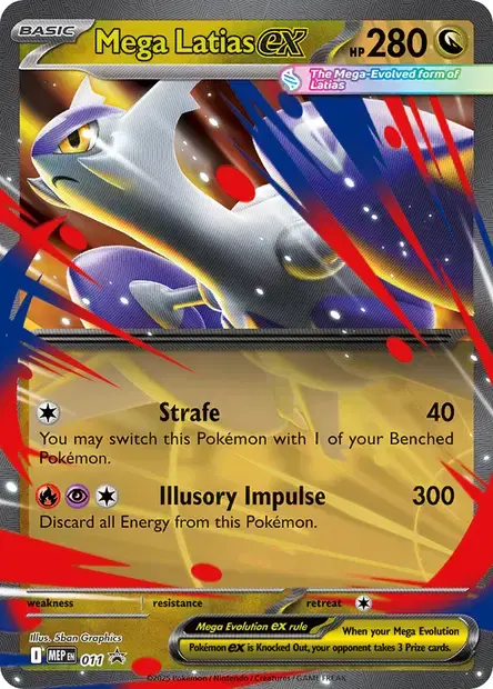 Méga-Latias-ex - 011/088 - MEP Black Star Promos