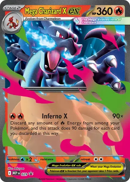 Méga-Dracaufeu X-ex - 029/088 - MEP Black Star Promos