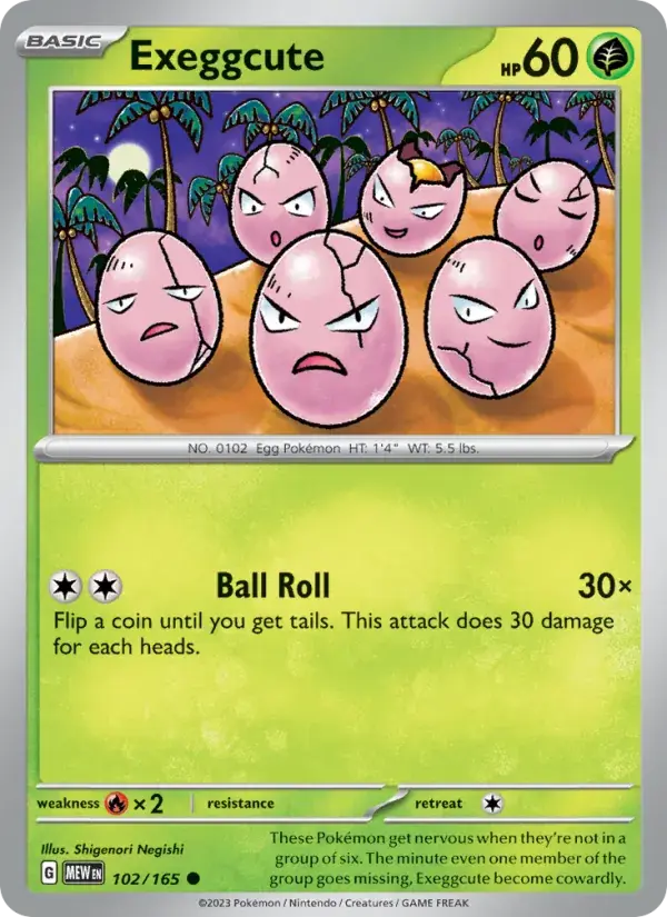 Exeggcute - 102/207 - 151