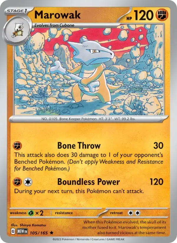 Marowak - 105/207 - 151