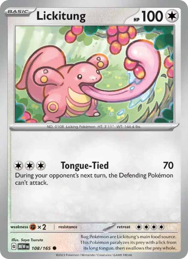 Lickitung - 108/207 - 151