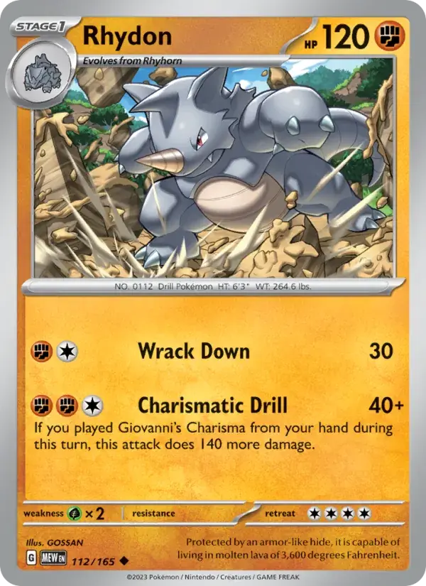 Rhydon - 112/207 - 151