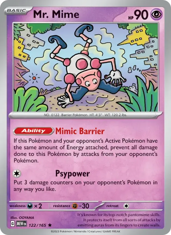 Mr. Mime - 122/207 - 151
