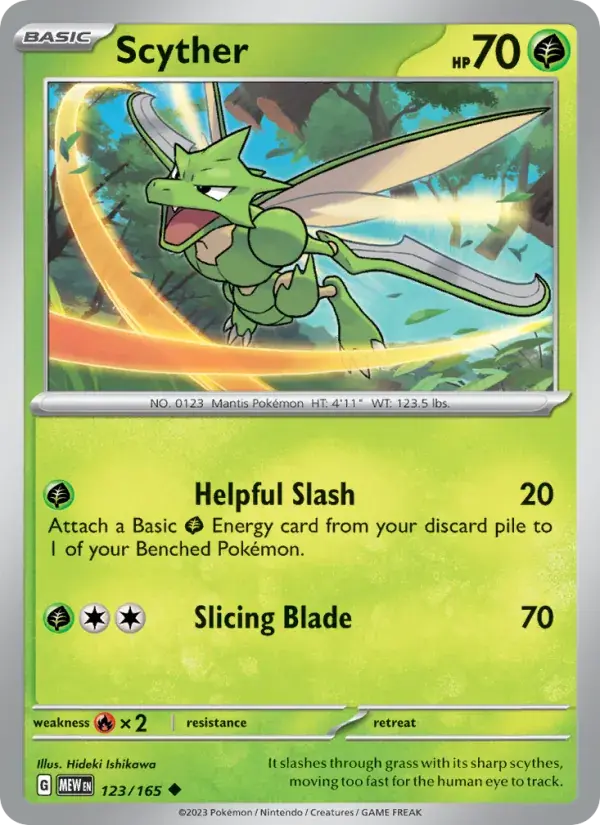 Scyther - 123/207 - 151