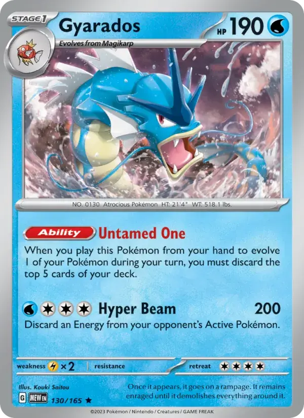 Gyarados - 130/207 - 151
