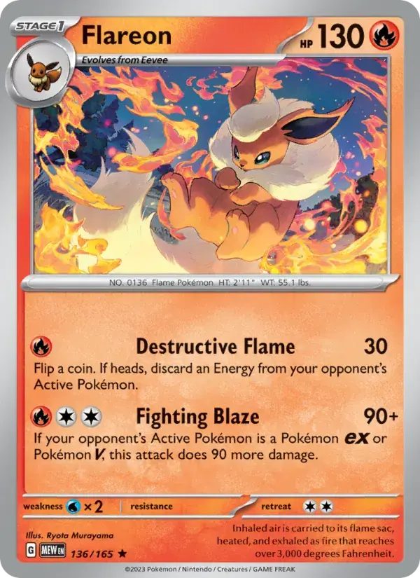 Flareon - 136/207 - 151