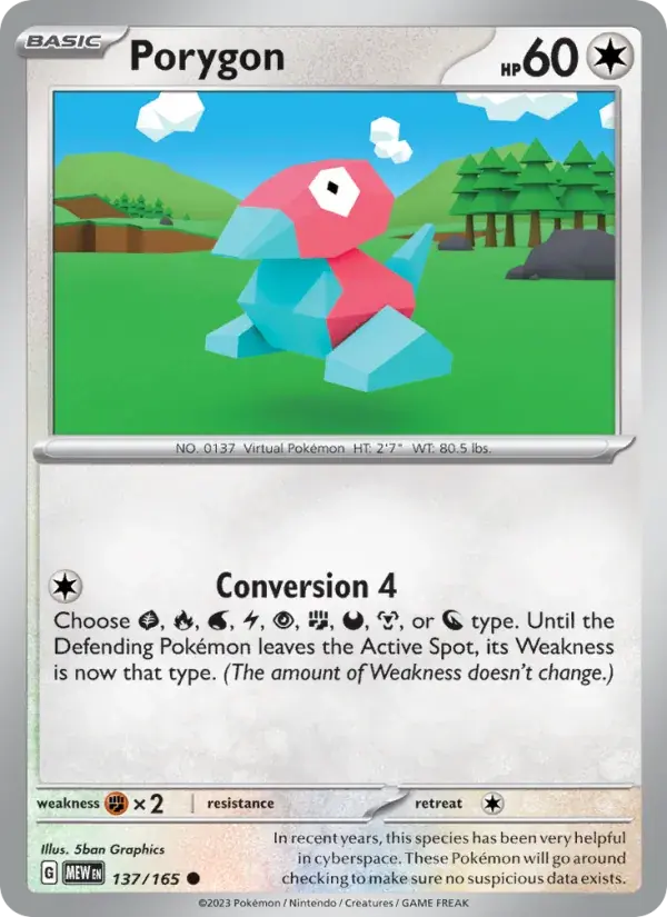 Porygon - 137/207 - 151