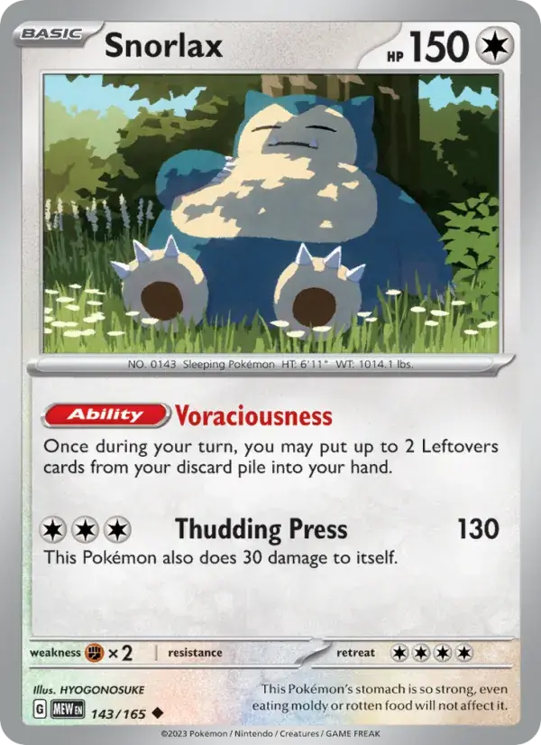 Snorlax - 143/207 - 151