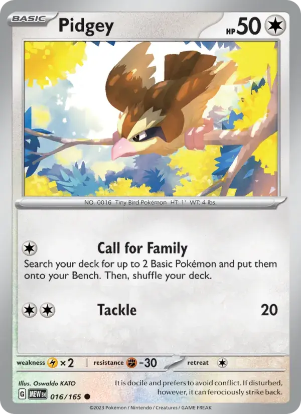 Pidgey - 016/207 - 151