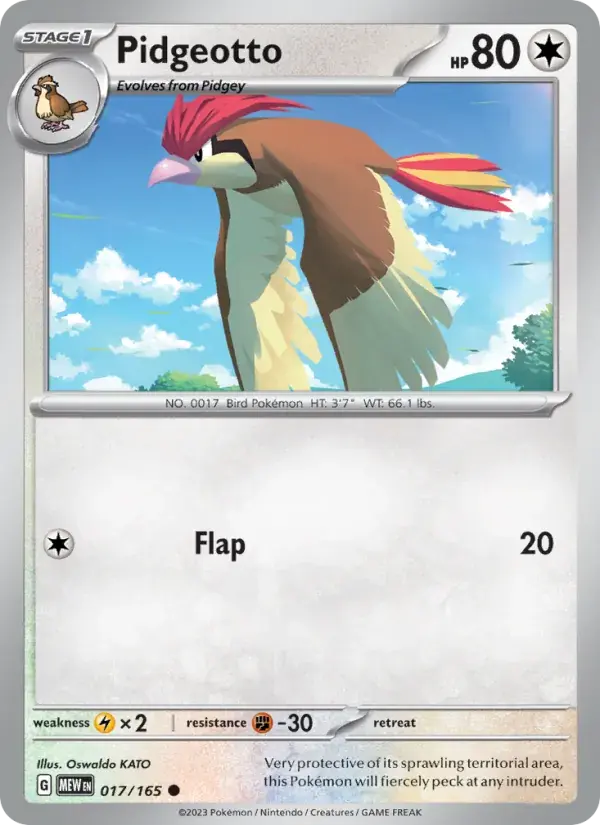 Pidgeotto - 017/207 - 151