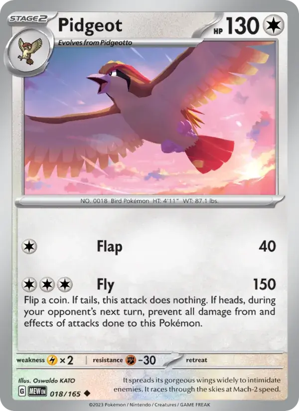 Pidgeot - 018/207 - 151