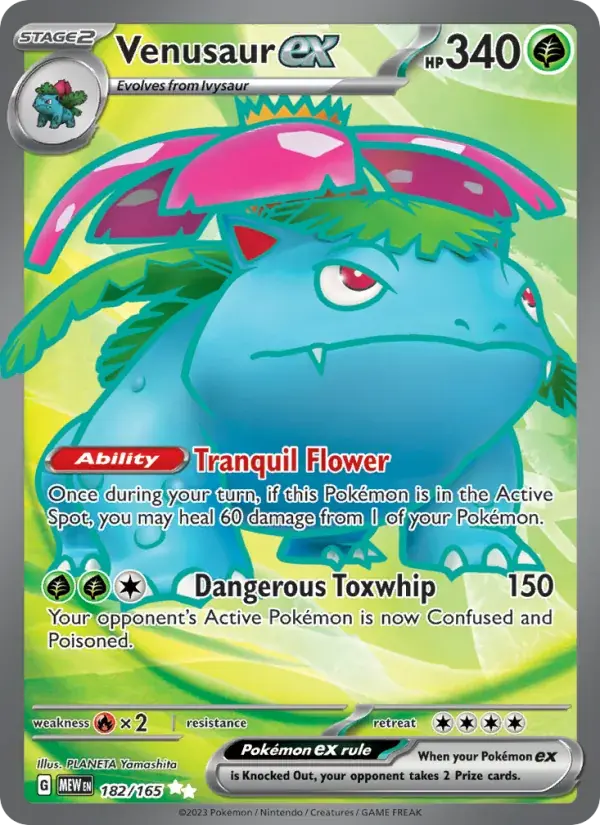 Venusaur ex - 182/207 - 151