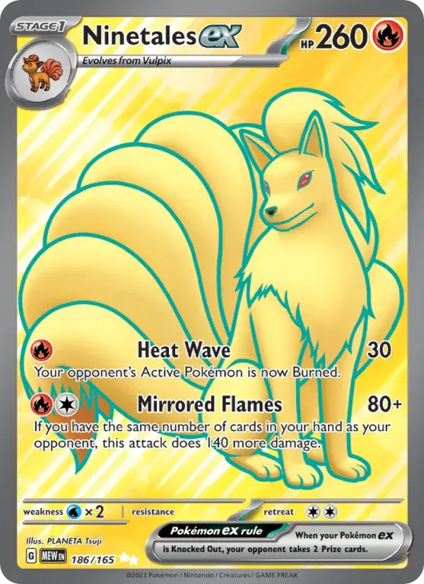 Ninetales ex - 186/207 - 151