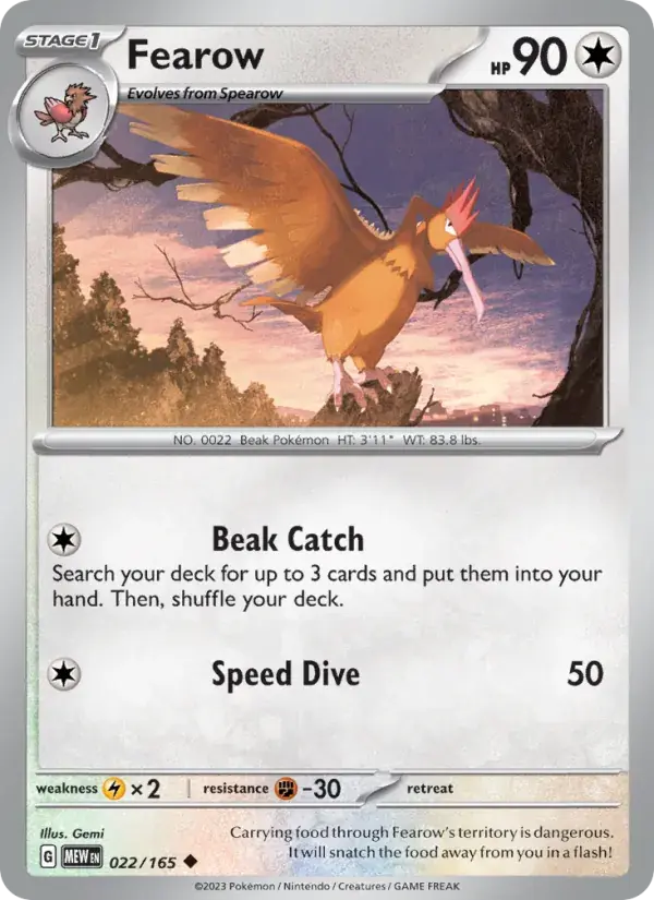 Fearow - 022/207 - 151