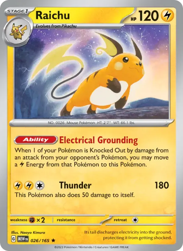 Raichu - 026/207 - 151