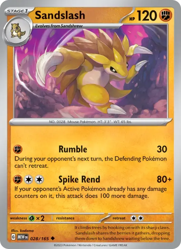 Sandslash - 028/207 - 151