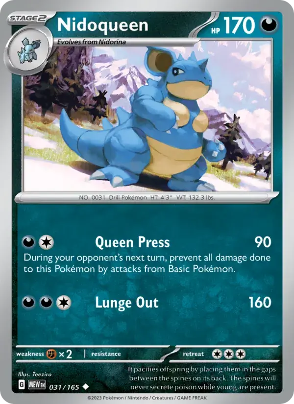 Nidoqueen - 031/207 - 151