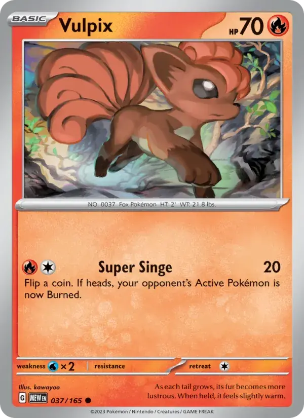 Vulpix - 037/207 - 151