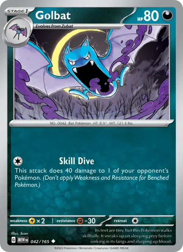 Golbat - 042/207 - 151